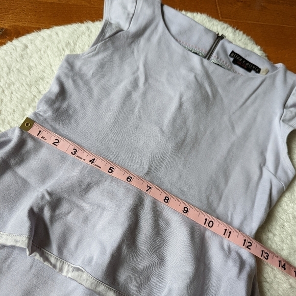 Alice + OLIVIA Lilac Victoria Peplum Dress 2 XS - Picture 10 of 12